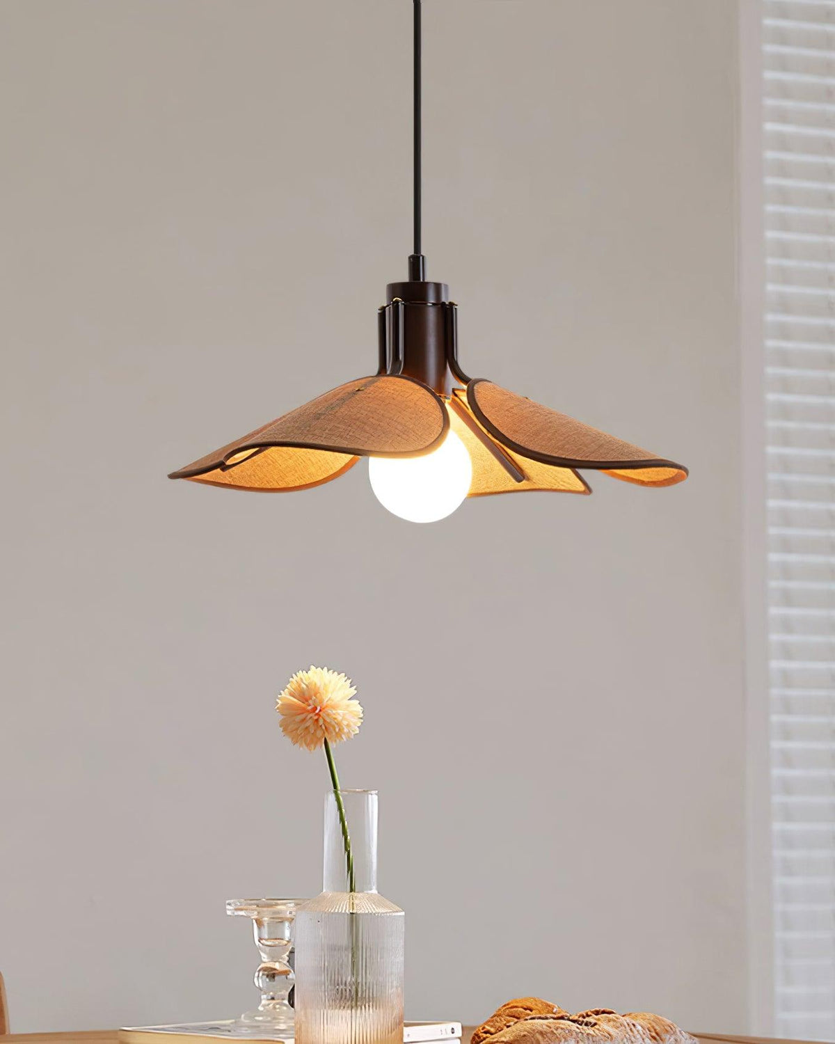 Callie Pendant Lamp Rattan Handwoven Organic