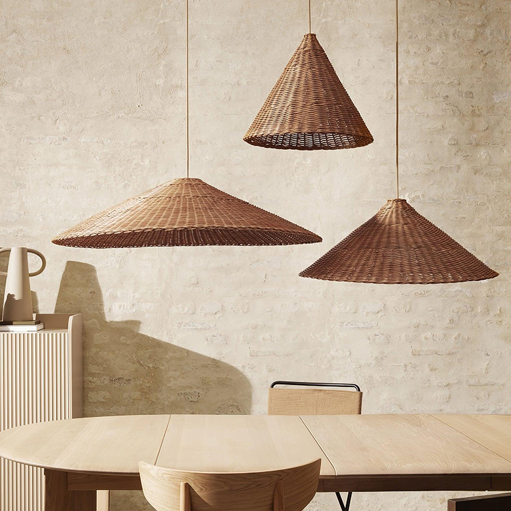 Elysiave Rattan Minimalistic Pendant Light