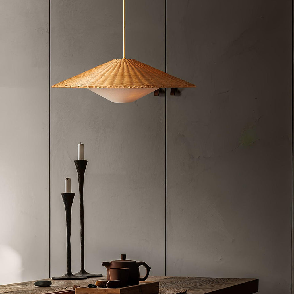Elysiave Rattan Minimalistic Pendant Light