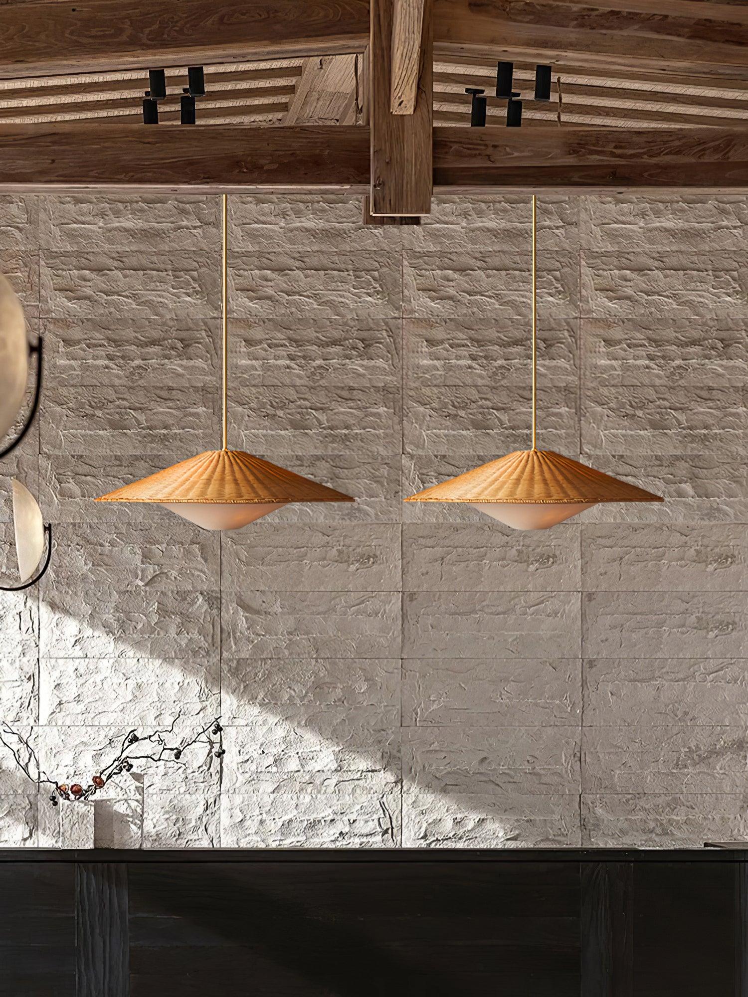 Elysiave Rattan Minimalistic Pendant Light