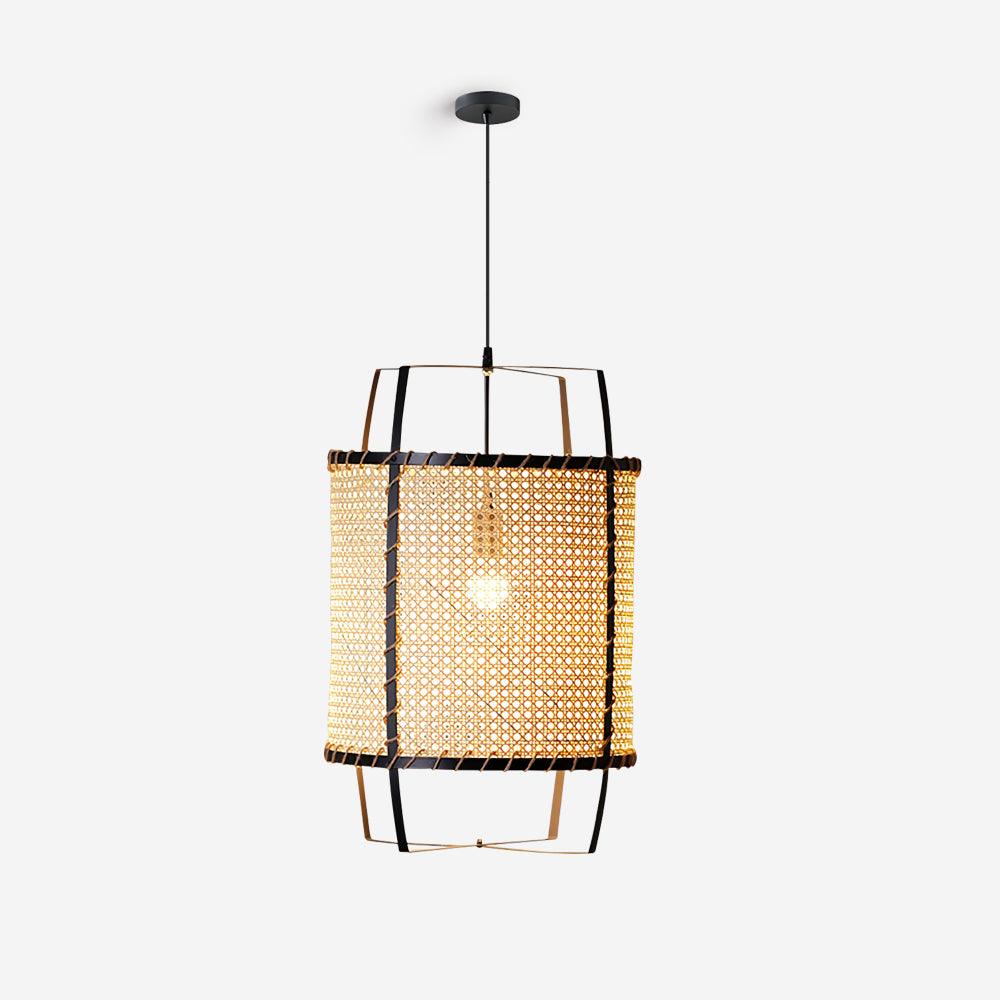 Meyda Pendant Lamp Rattan Woven Organic