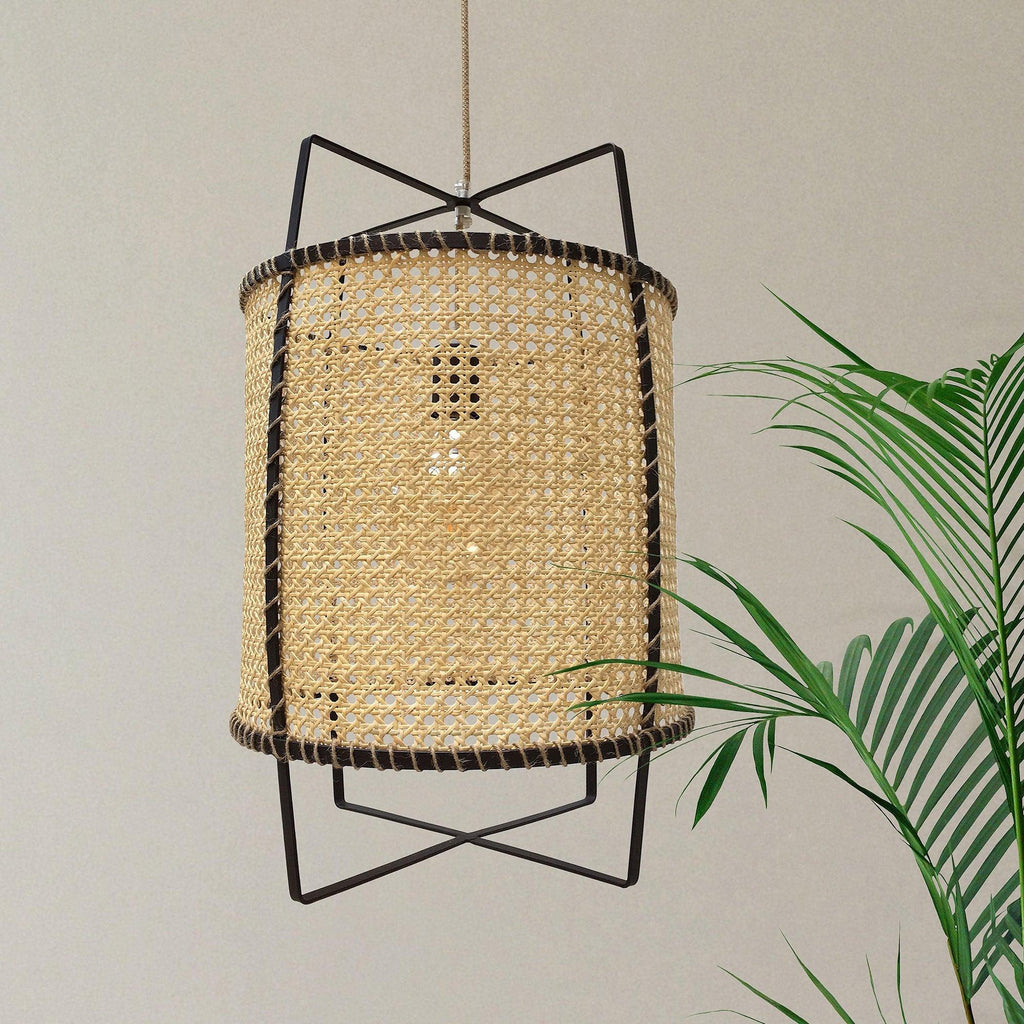 Meyda Pendant Lamp Rattan Woven Organic