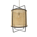 Meyda Pendant Lamp Rattan Woven Organic