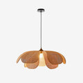 Eloria Petal-Shaped Rattan Pendant Light