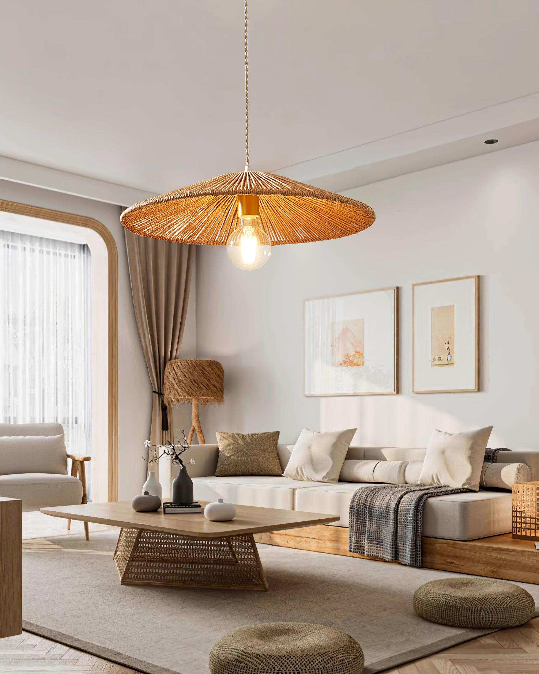 Sola Rattan Pendant Light