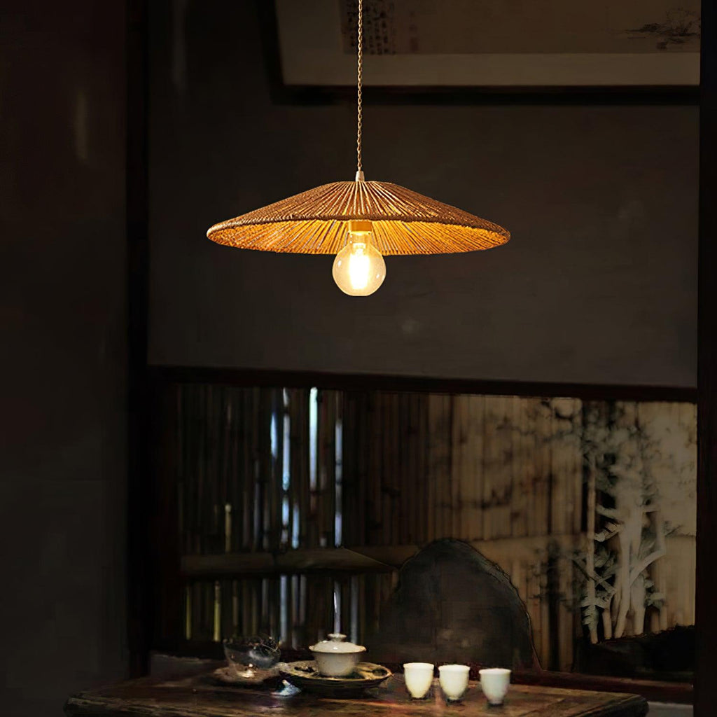Sola Rattan Pendant Light