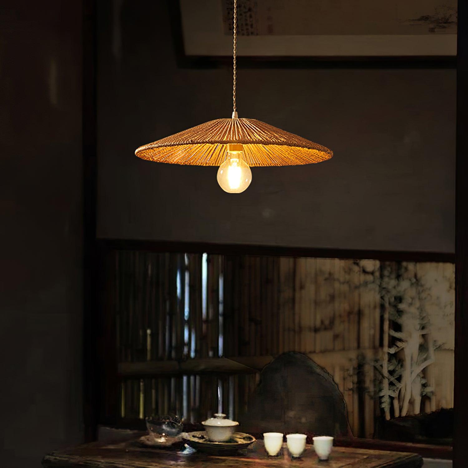 Sola Rattan Pendant Light
