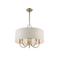 Ovyneth Classic Vintage Drum Fabric Chandelier