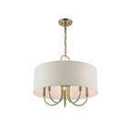 Ovyneth Classic Vintage Drum Fabric Chandelier