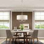 Ovyneth Classic Vintage Drum Fabric Chandelier