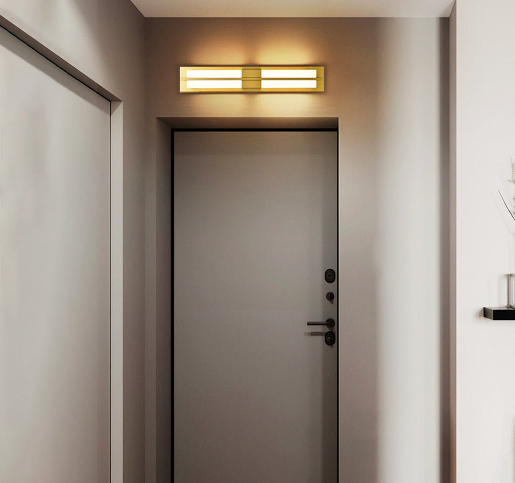 Caspian Alabaster Brass Wall Light