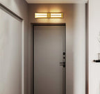 Caspian Alabaster Brass Wall Light
