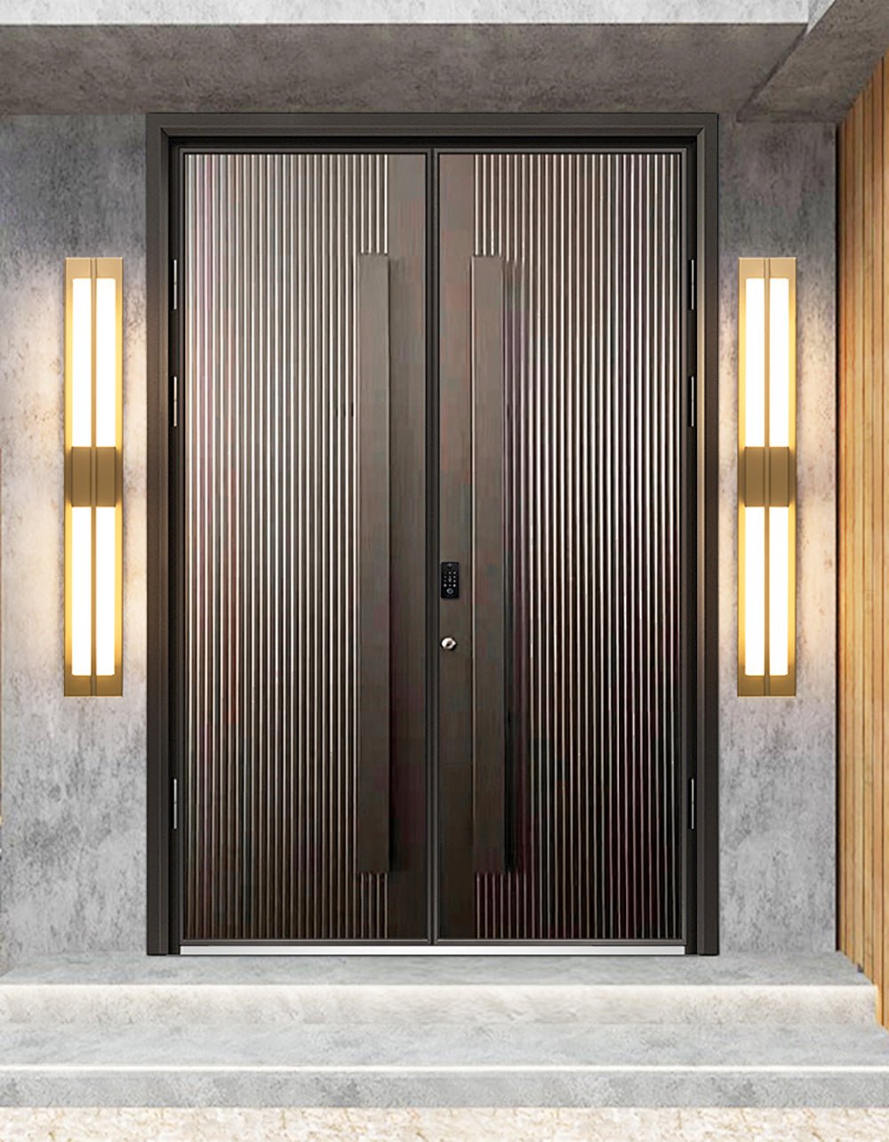 Caspian Alabaster Brass Wall Light