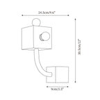 AvantCube Red Wall Lamp