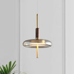 Redondo LED Halo Glass Disc Pendant Lamp
