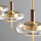 Redondo LED Halo Glass Disc Pendant Lamp
