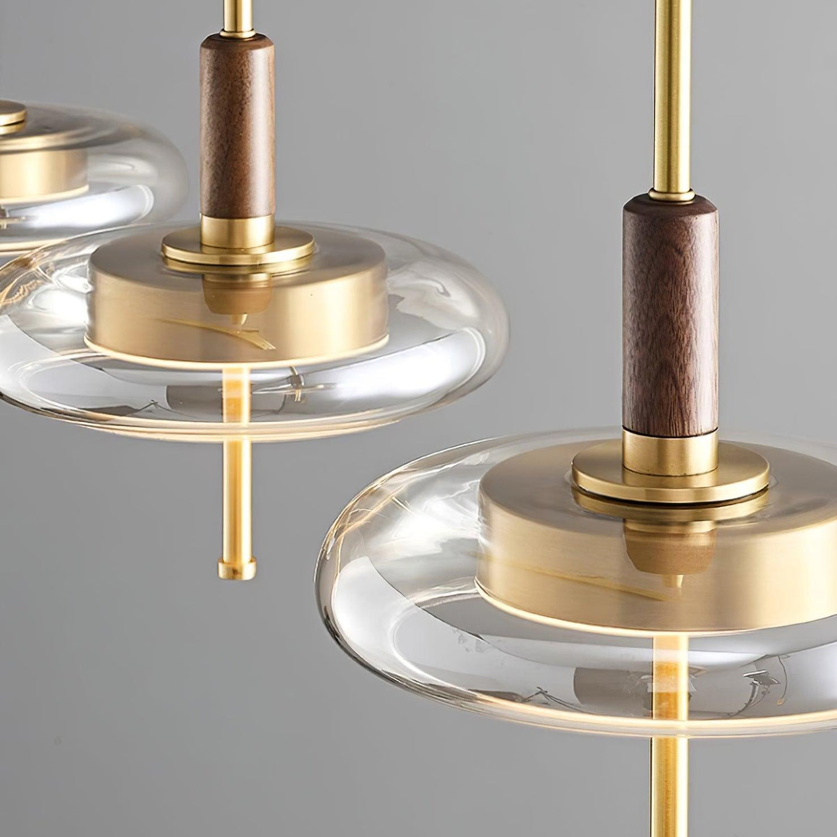 Redondo LED Halo Glass Disc Pendant Lamp