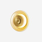 Elysso Brass Circular Wall Lamp