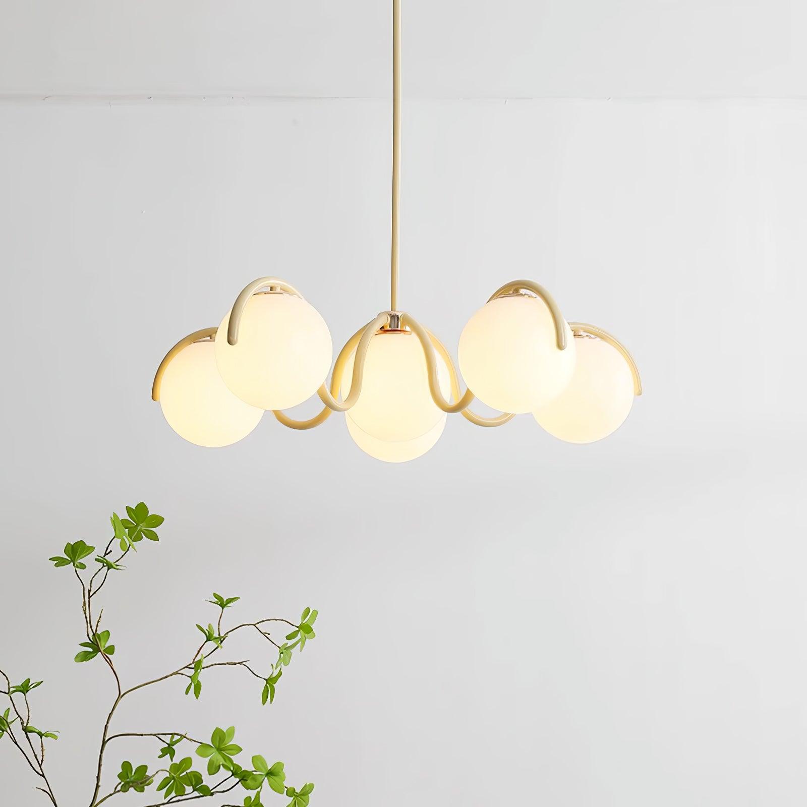Aria Curve Linear Chandelier
