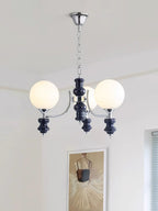 Aurora Chandelier Regal Orb Frosted