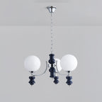Aurora Chandelier Regal Orb Frosted