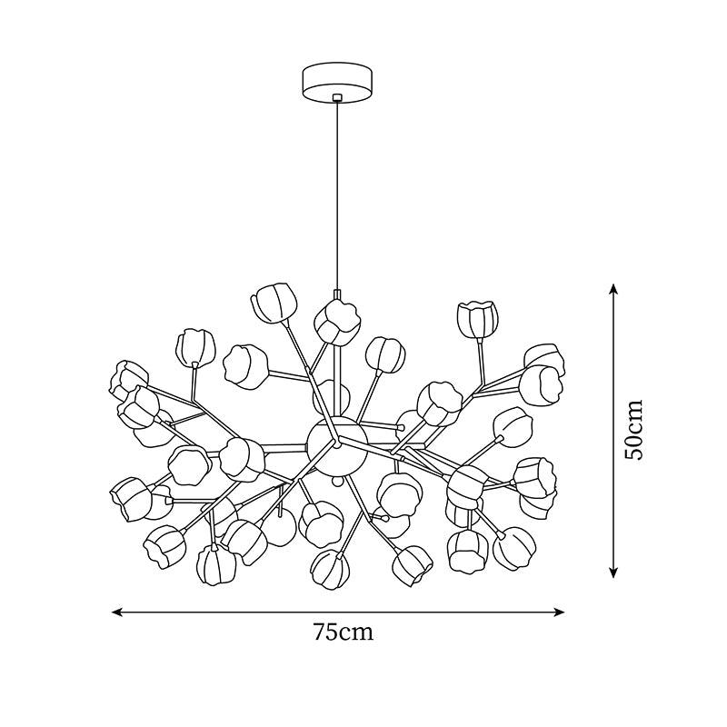 Elora Flower Chandelier