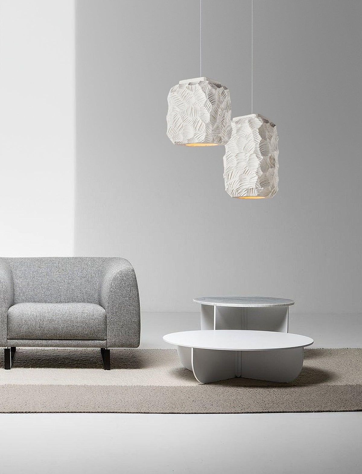 Olsilel Individual Creativity Geometry Resin Pendant Lamp