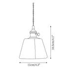 Amberlyn Vintage Amber Glass Pendant Light