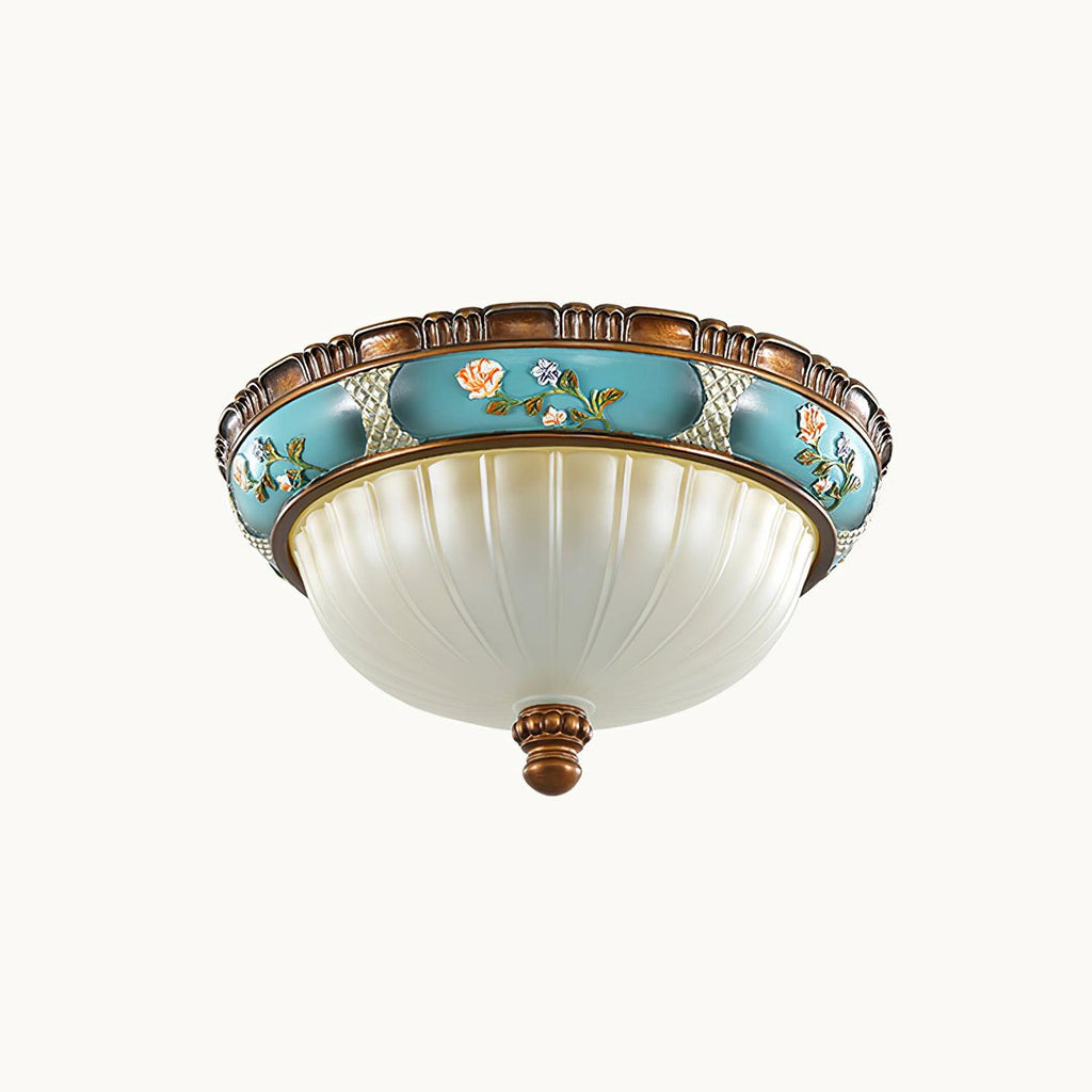 Solara Ceiling Lamp Floral Recessed Vintage