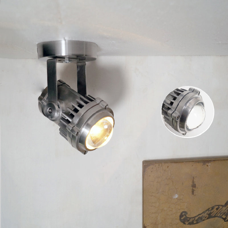 Ivinan Retro Industrial Glass Spotlight