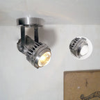 Ivinan Retro Industrial Glass Spotlight