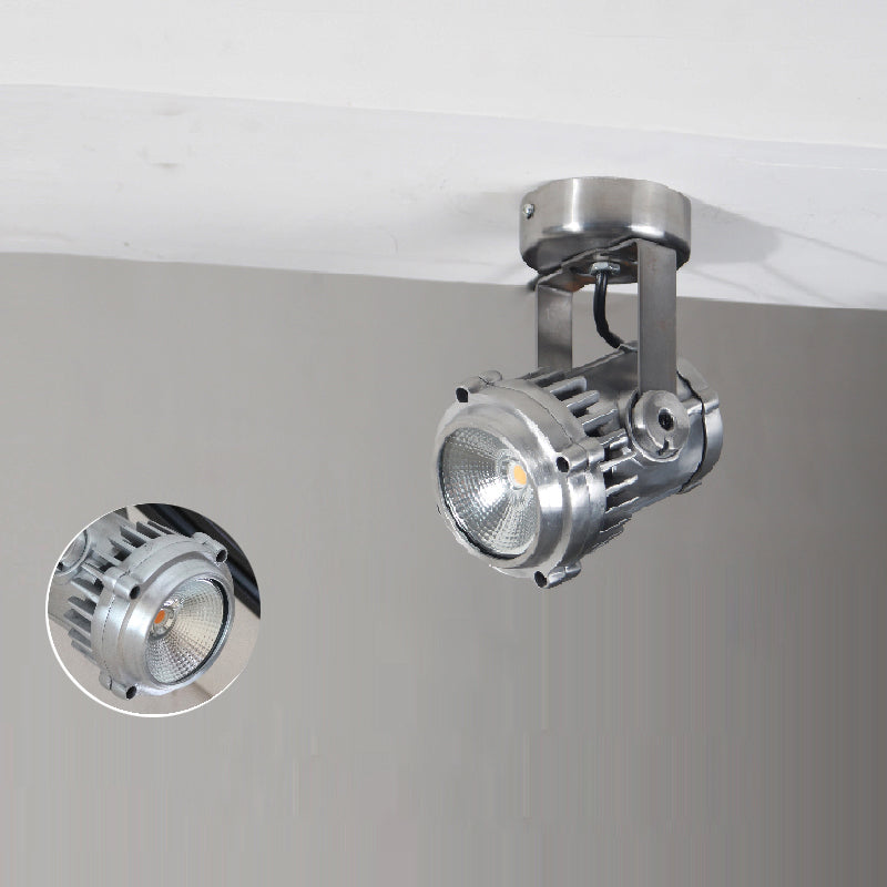 Ivinan Retro Industrial Glass Spotlight