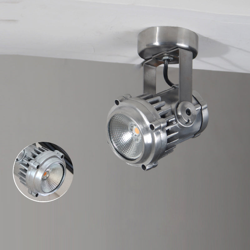 Ivinan Retro Industrial Glass Spotlight
