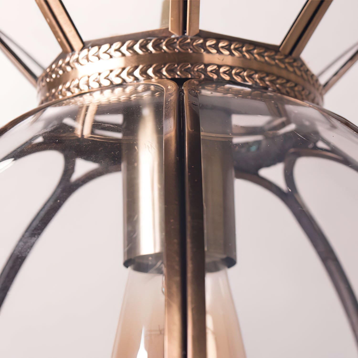 Eraeora Vintage Retro Glass Pendant Lamp