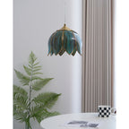 Eraeora Vintage Retro Glass Pendant Lamp