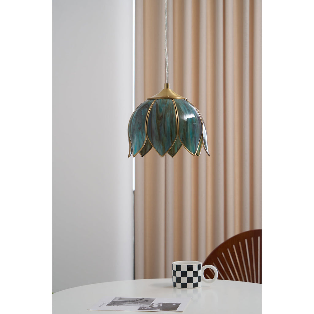 Eraeora Vintage Retro Glass Pendant Lamp