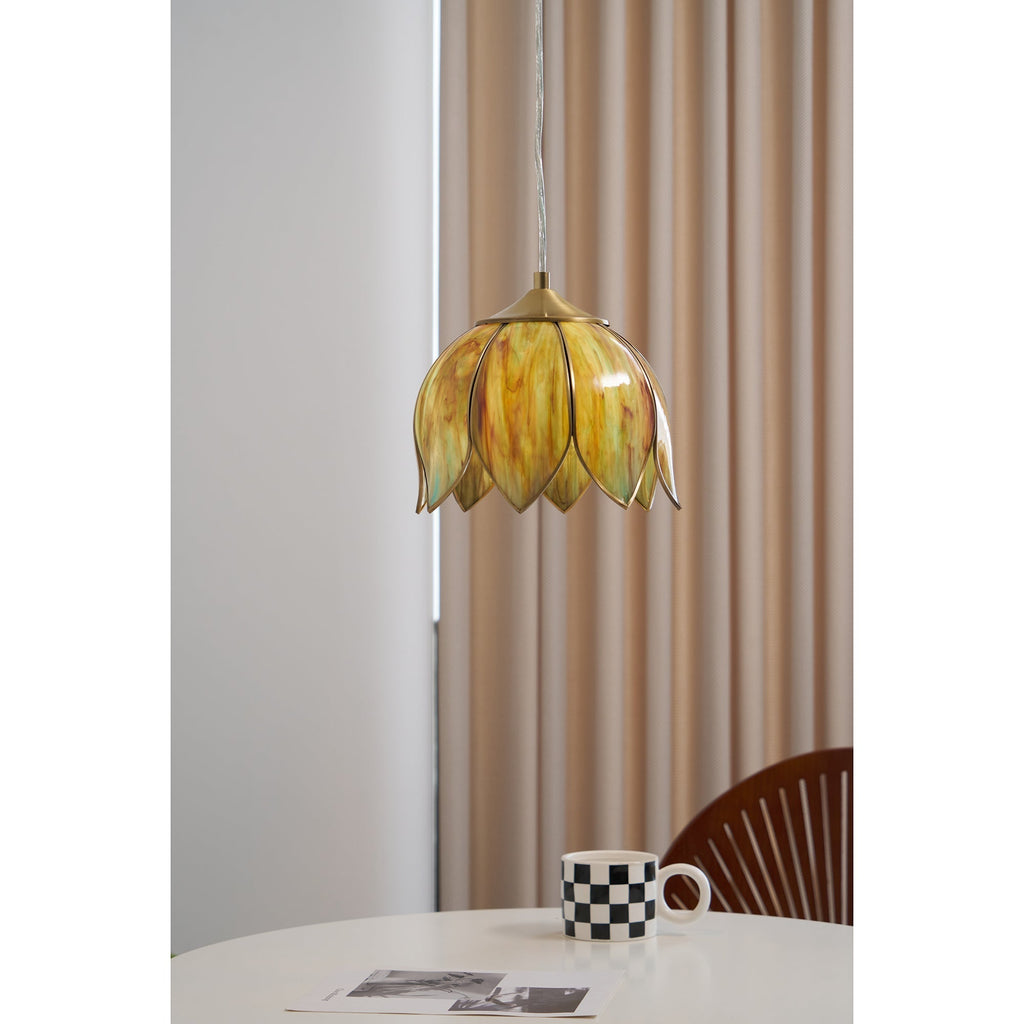 Eraeora Vintage Retro Glass Pendant Lamp