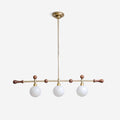 Chandelier Linear Globe LED/Incandescent for Dining Room Kitchen Island
