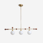 Chandelier Linear Globe LED/Incandescent for Dining Room Kitchen Island