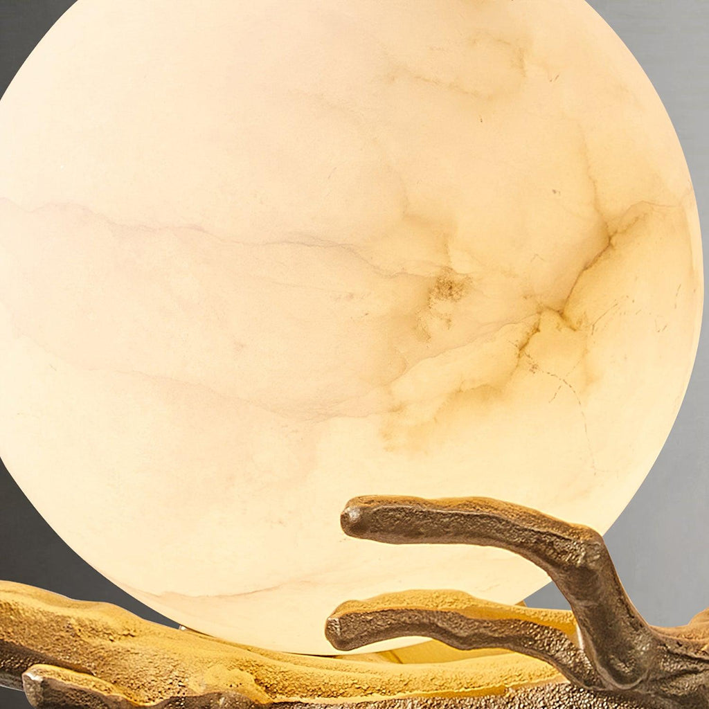 Avzorion Retro Twigs Brass Marble Wall Lamp