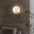 Avzorion Retro Twigs Brass Marble Wall Lamp