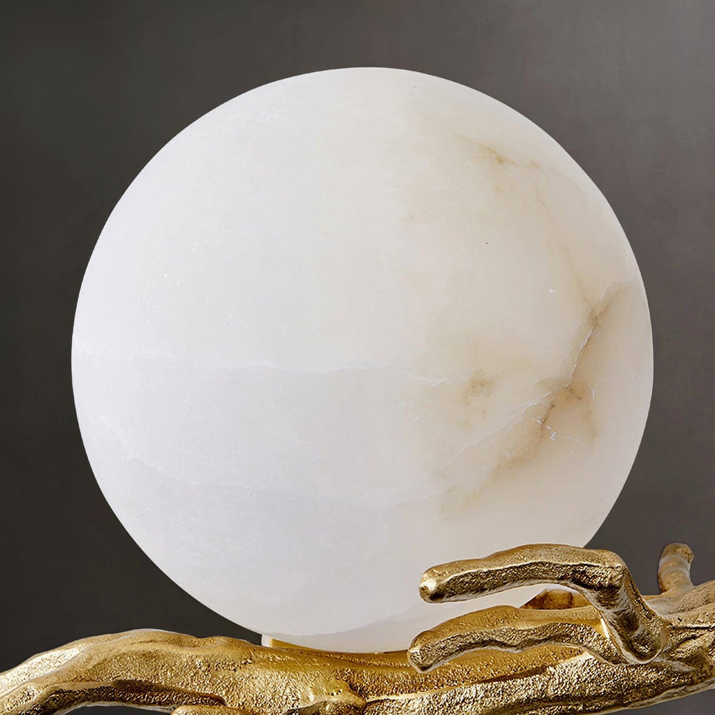 Avzorion Retro Twigs Brass Marble Wall Lamp