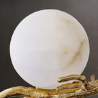 Avzorion Retro Twigs Brass Marble Wall Lamp