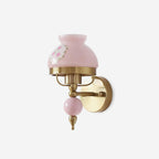 Wall Lamp Glass and Light for Bedroom or Hallway Retro