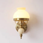 Wall Lamp Glass and Light for Bedroom or Hallway Retro