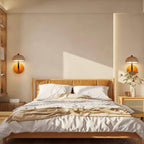 Solaro  Wall Light  Travertine  Half-dome   Shade