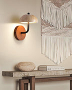 Solaro  Wall Light  Travertine  Half-dome   Shade