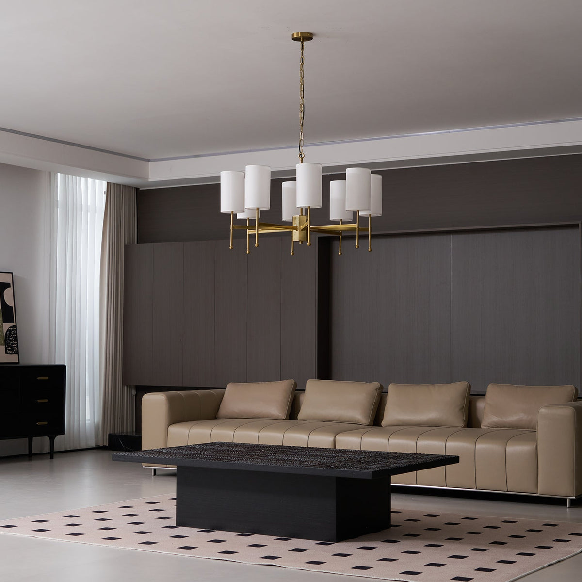 Rhodes Chandelier Mid-Century