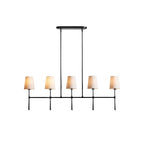 Eurvinen Vintage Industrial Linear Fabric Chandelier
