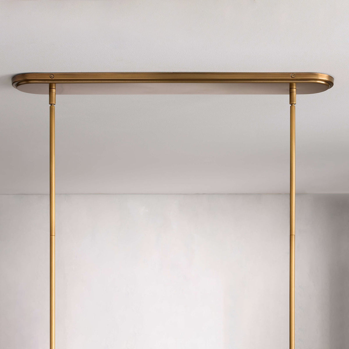 Eurvinen Vintage Industrial Linear Fabric Chandelier